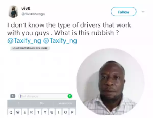 " Do You Know That You Are Very..": Taxify NG Sacked Aggressive Driver For Insulting A Passenger
